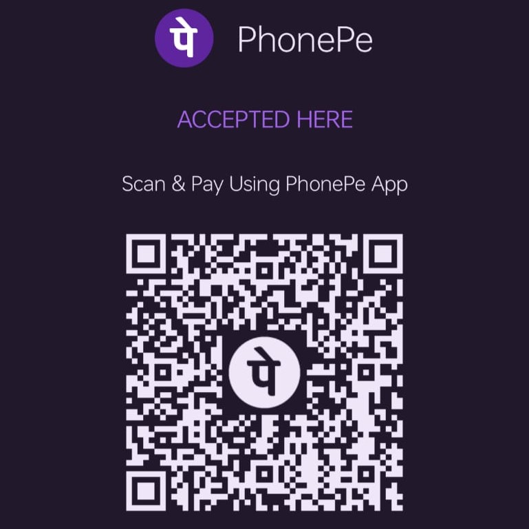 PhonePe QR Code for Donation